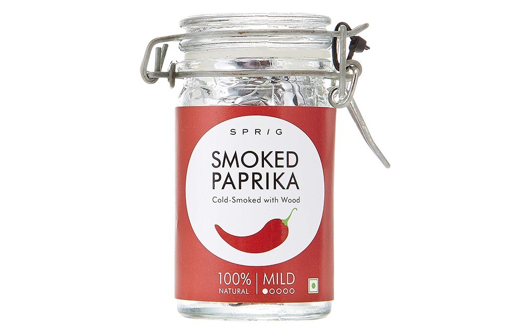 Sprig Smoked Paprika, Mild    Glass Jar  30 grams